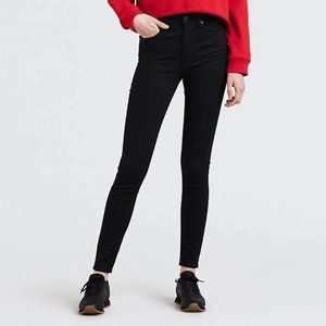 Levi's Black Mile High Super Skinny Jeans size 26
